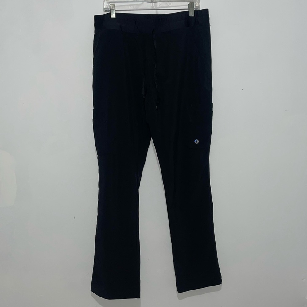 Scrubletics Womens Large Black Scrub Pants Work Pants